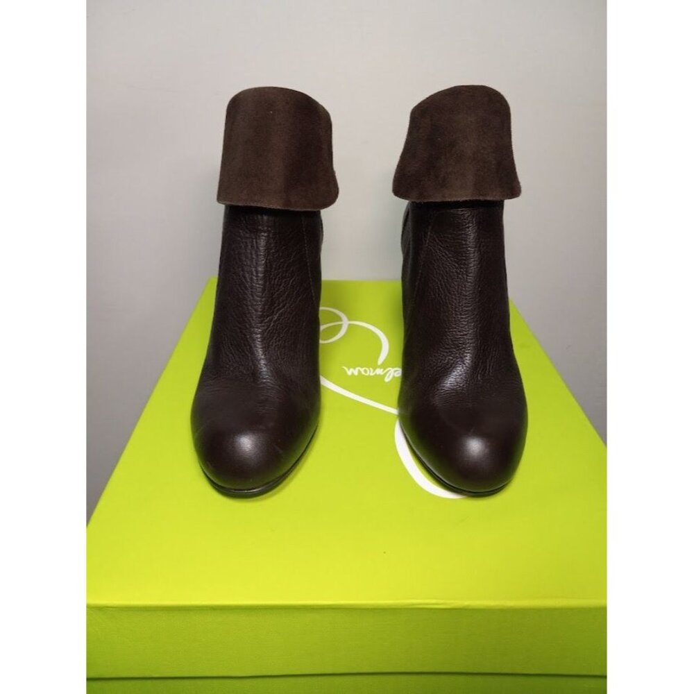 Jessica Bennett Women's Dark Brown Leather Nixie Ankle Boots Women's 8M NWOB - Picture 7 of 12